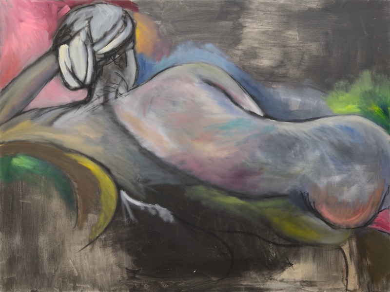 Reclining Nude, Grey