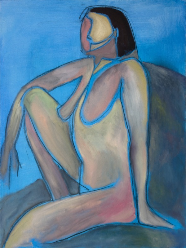 Nude in Blue